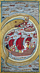 Aga Khan Museum -Sea Serpent swallows the Royal fleet