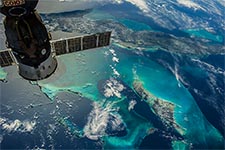NASA picture of the Caribbean