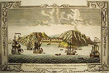 A View of the Town and Island of St Helena in the Atlantic Ocean belonging to the English East India Company
